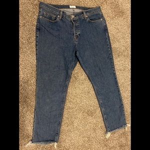 Hudson Button-up Ankle Jeans